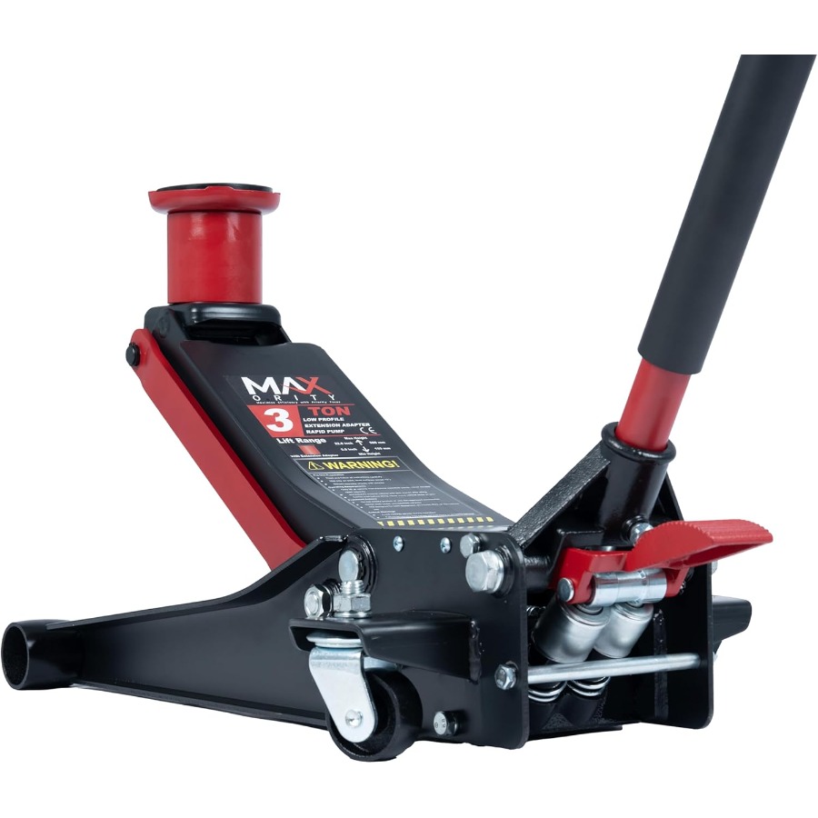 Hydraulic Floor Jack - 3Ton 6600lbs LowProfile Dual Pistons HeavyDuty