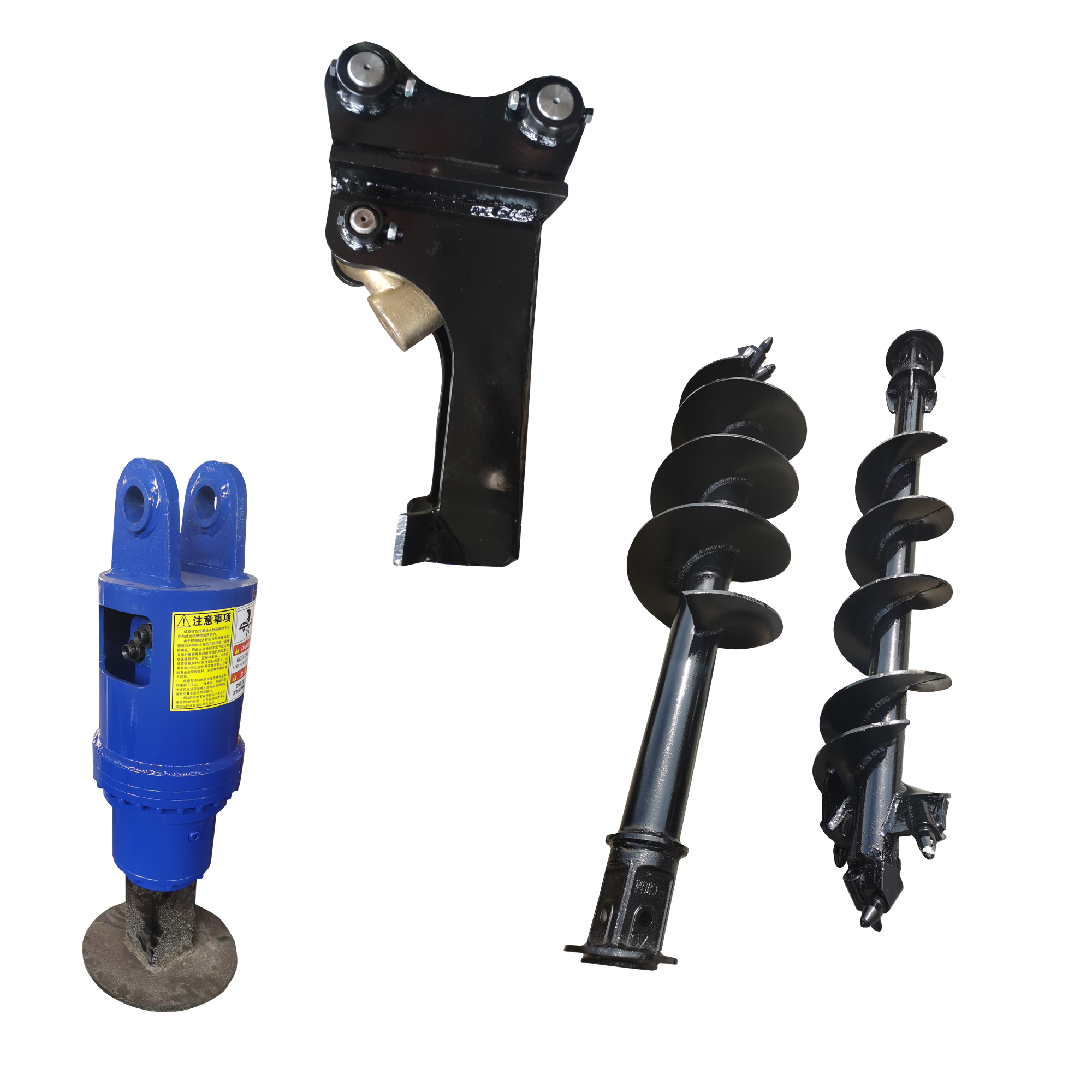 Auger Drill Attachment - Heavy-Duty TDC 400mm Earth Auger Drill