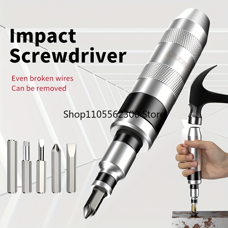 Heavy Equipment Supplies - Heavy-Duty Impact Screwdriver Set - Manual