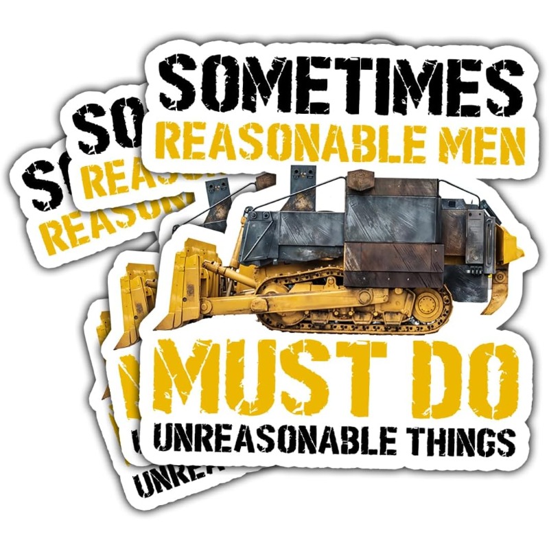 Dump Truck Heavy Equipment - Men's construction equipment stickers - heavy