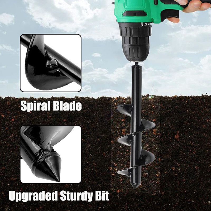 Garden Auger Spiral Drill Bit  – Auger Drill Attachment Bewertung und Preis
