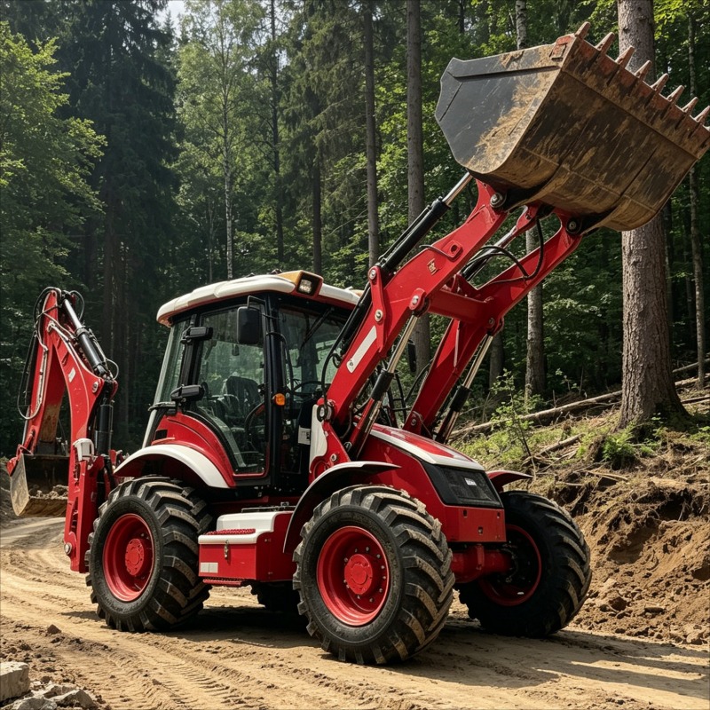 Loader Backhoe Industrial Grad – Heavy Equipment Working Bewertung und Preis