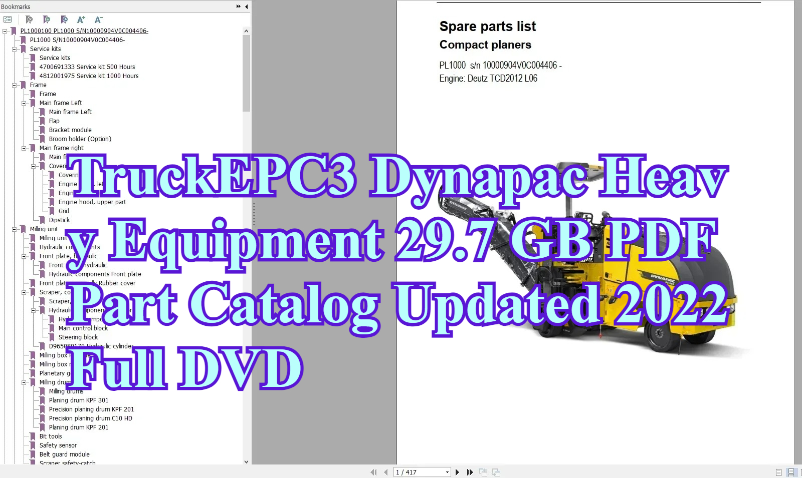 TruckEPC3 Dynapac Heavy Equipm – Heavy Equipment Pdf Bewertung und Preis