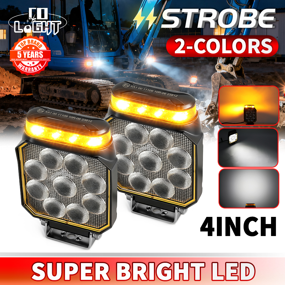 CO LIGHT Strobe 4inch LED Work – Heavy Equipment Working Bewertung und Preis