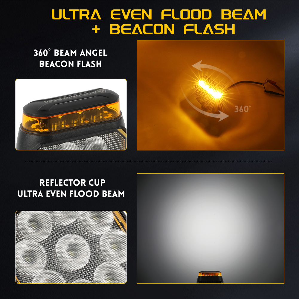 CO LIGHT Strobe 4inch LED Work – Heavy Equipment Working Bewertung und Preis