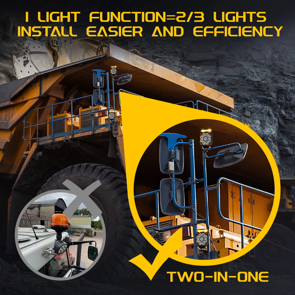 CO LIGHT Strobe 4inch LED Work – Heavy Equipment Working Bewertung und Preis