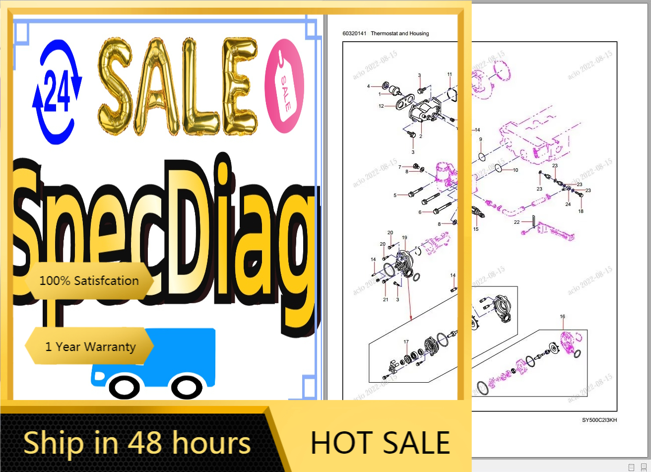 SpecDiag Sany Heavy Equipment  – Heavy Equipment Pdf Bewertung und Preis