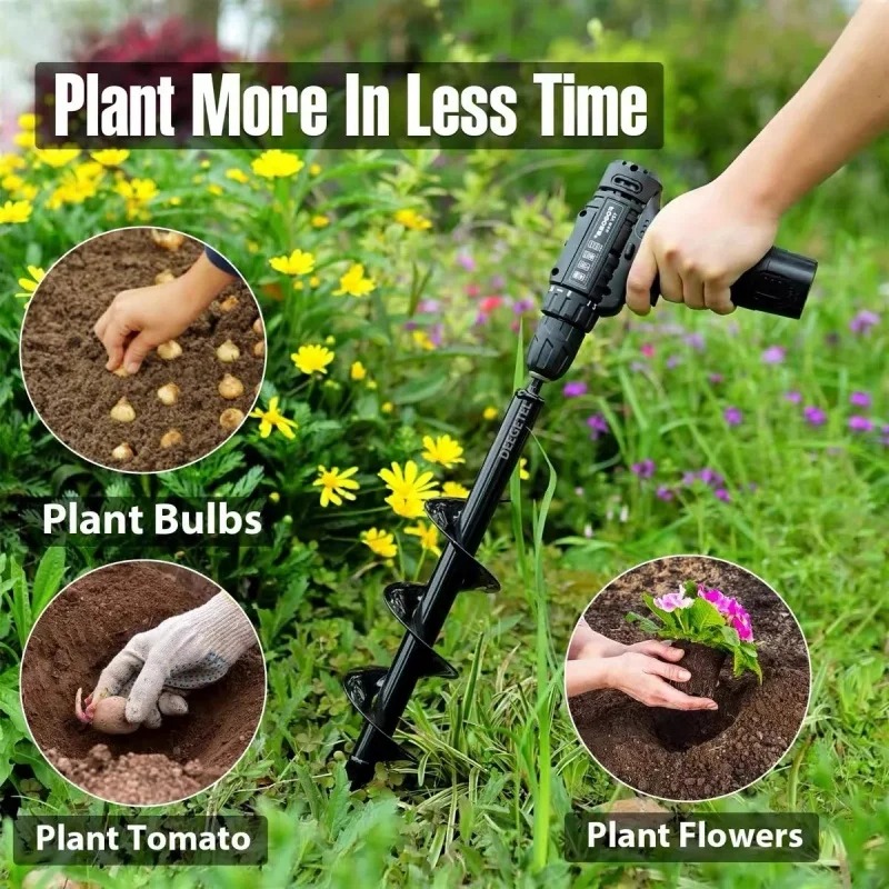LUSQI 1Pc Garden Auger Spiral  – Auger Drill Attachment Bewertung und Preis