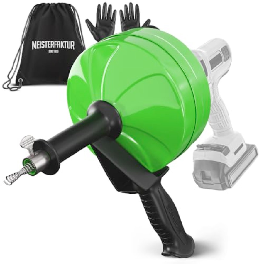 【Spot goods】drain snake [50FT] – Auger Drill Attachment Bewertung und Preis
