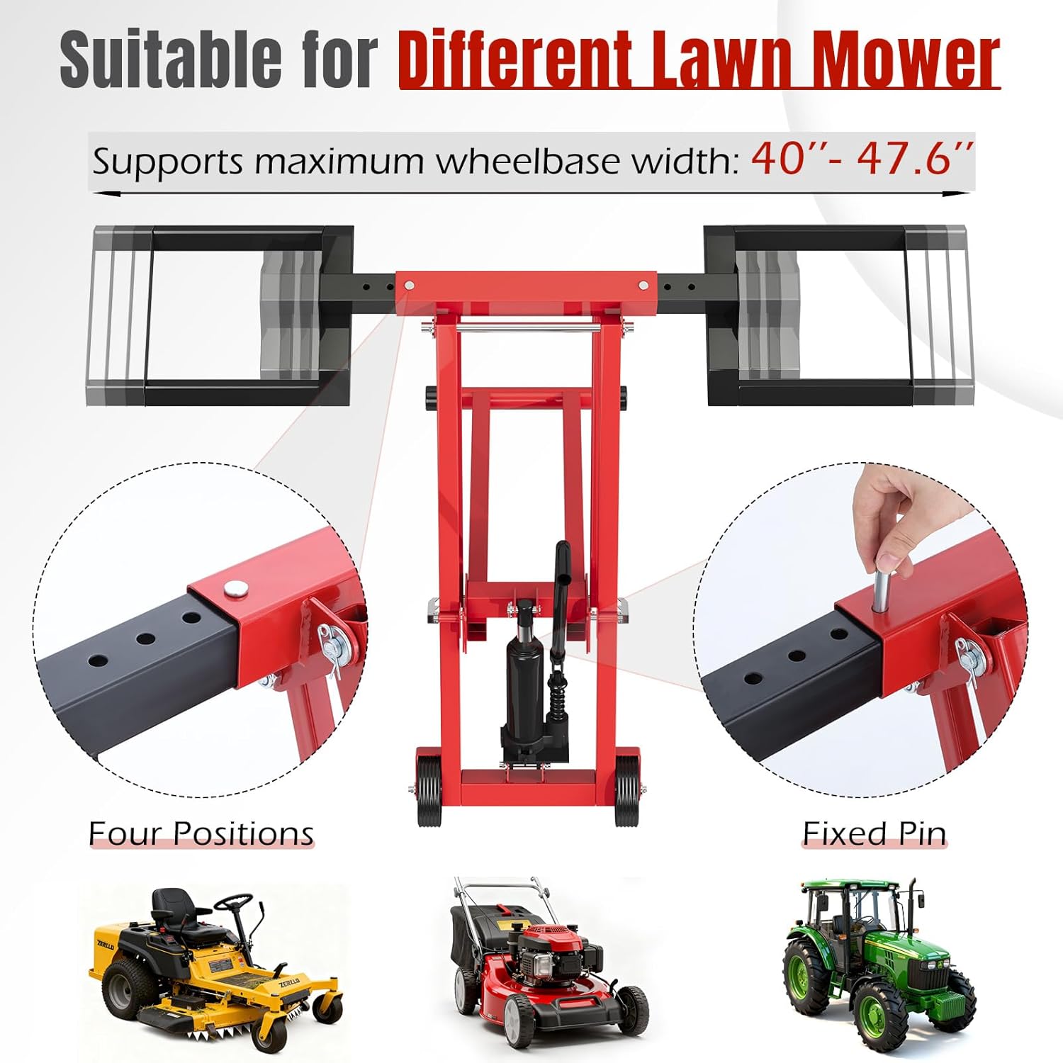 500LB Hydraulic Mower Lift for – Hydraulic Floor Jack Bewertung und Preis