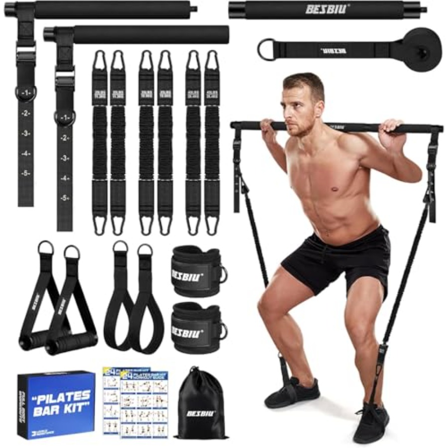 Pilates Bar Kit with Resistanc – Heavy Equipment Working Bewertung und Preis