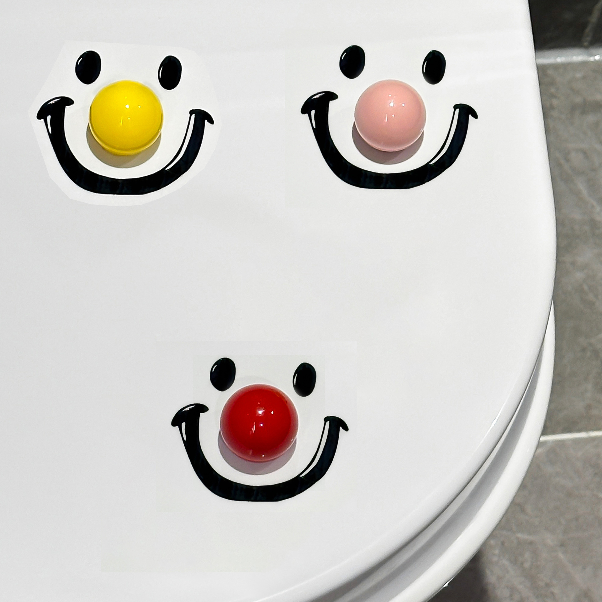 Cute Smiley Clown Toilet Seat  – Heavy Equipment Cat Bewertung und Preis